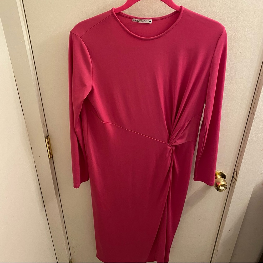 Zara long sleeve dress size small